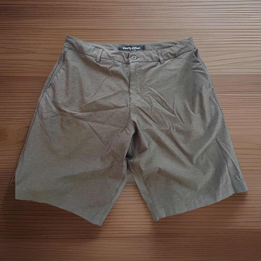 Hang Ten Hybrid Walkshort Men's 36 Dark Gray 9"Inseam (092)